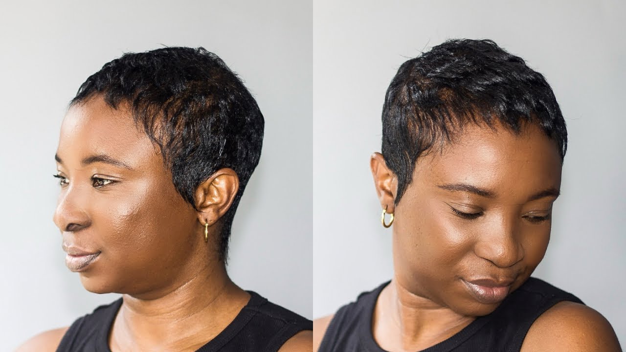 Micro Pixie Cut Mold and Style | Damaged Hair