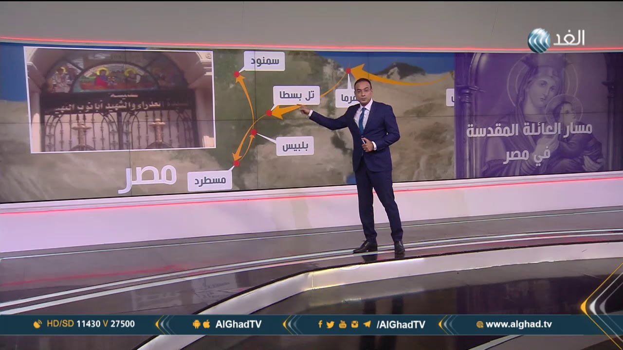 تقرير |  مسار العائلة المقدسة في مصر