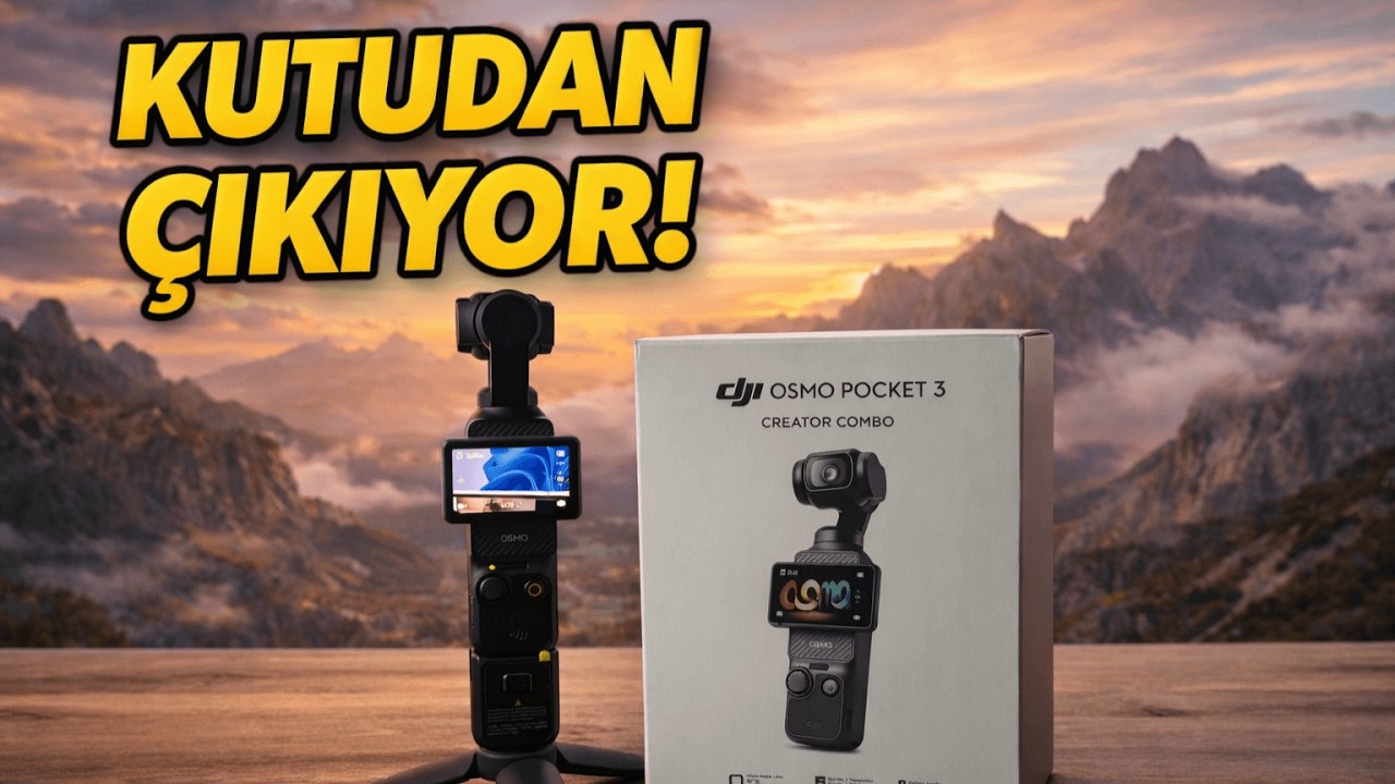 DJI Pocket 3 Creator Combo | Kutudan Çıkıyor + Hızlı Açılış
