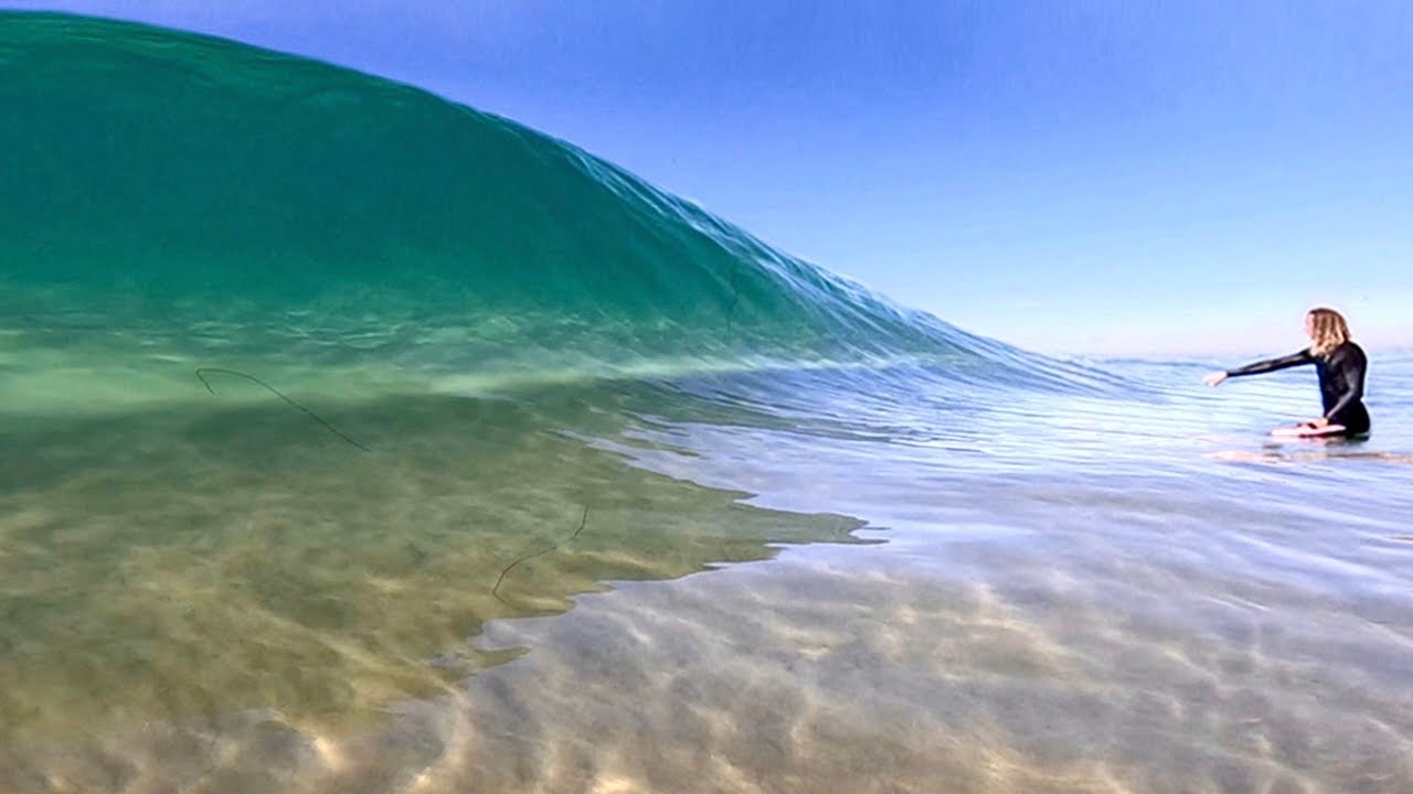 Jello waves form PERFECT mini slabs!
