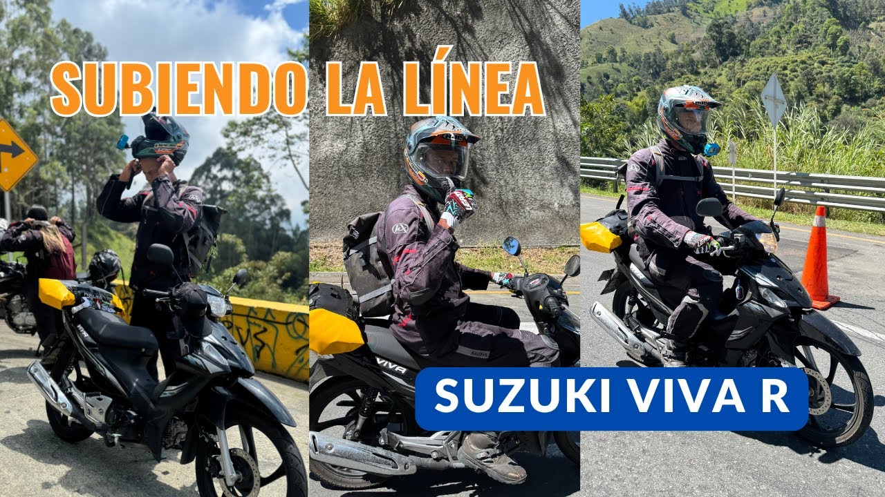 De Cali a Bogotá en Moto de Bajo cc - SUZUKI VIVA R