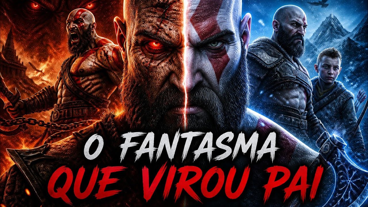 “O Fantasma Que Virou Pai” – Kratos (God of War) l Micael Skyller