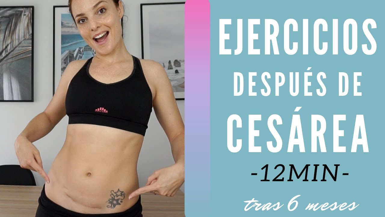 Rutina EJERCICIOS RECUPERACIÓN DE #CESÁREA - GAP + Hipopresivos  - 6 MESES - Recupera tu figura 🙋‍♀️