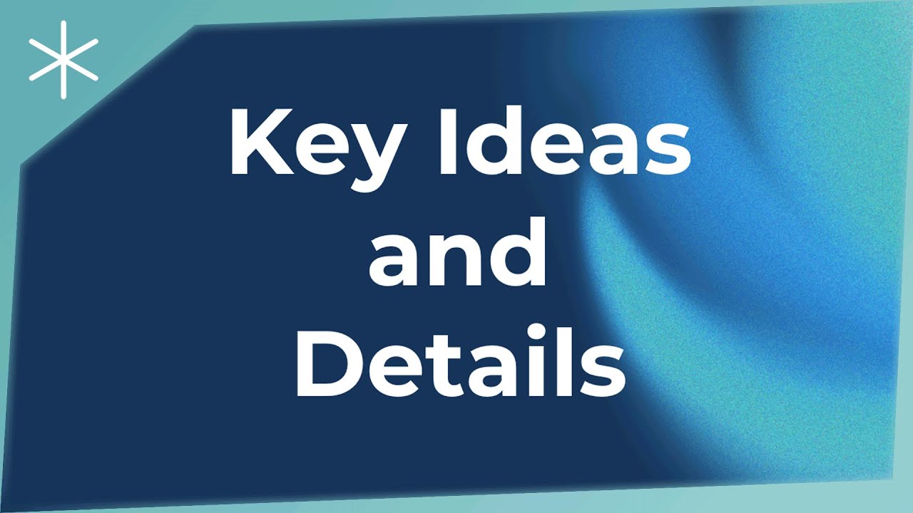 Key ideas and details