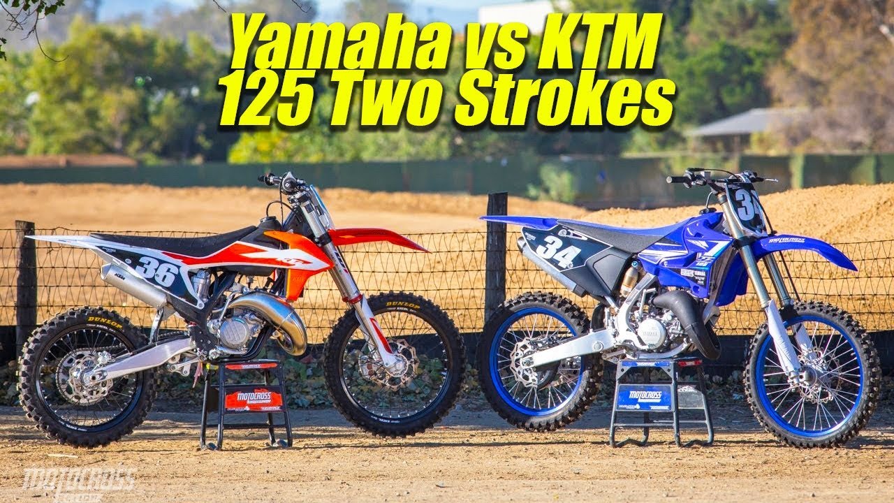 Yamaha YZ125 2020 против двухтактного KTM 125SX — журнал Motocross Action