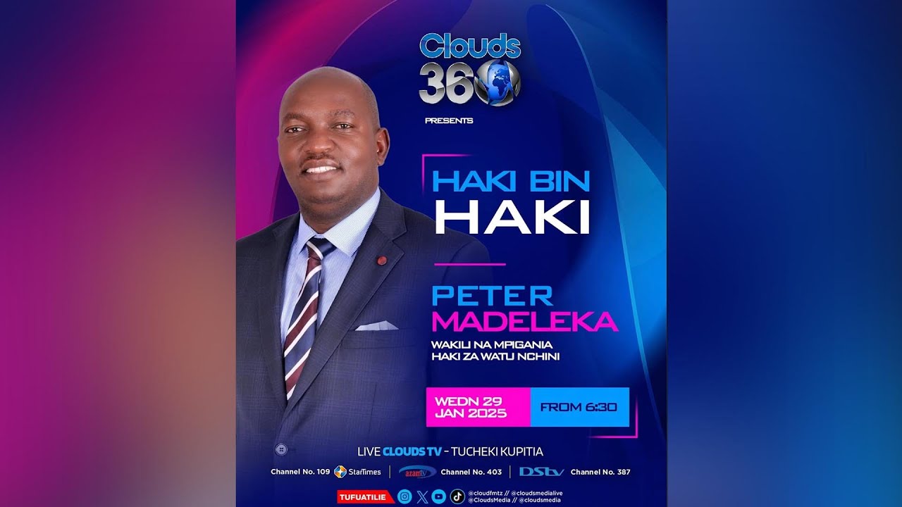 LIVE: MADELEKA NA HAKI BIN HAKI I IFAHAMU HAKI YAKO I MPIGANIA HAKI I MASTORI YA TOWN I 29.1.2025