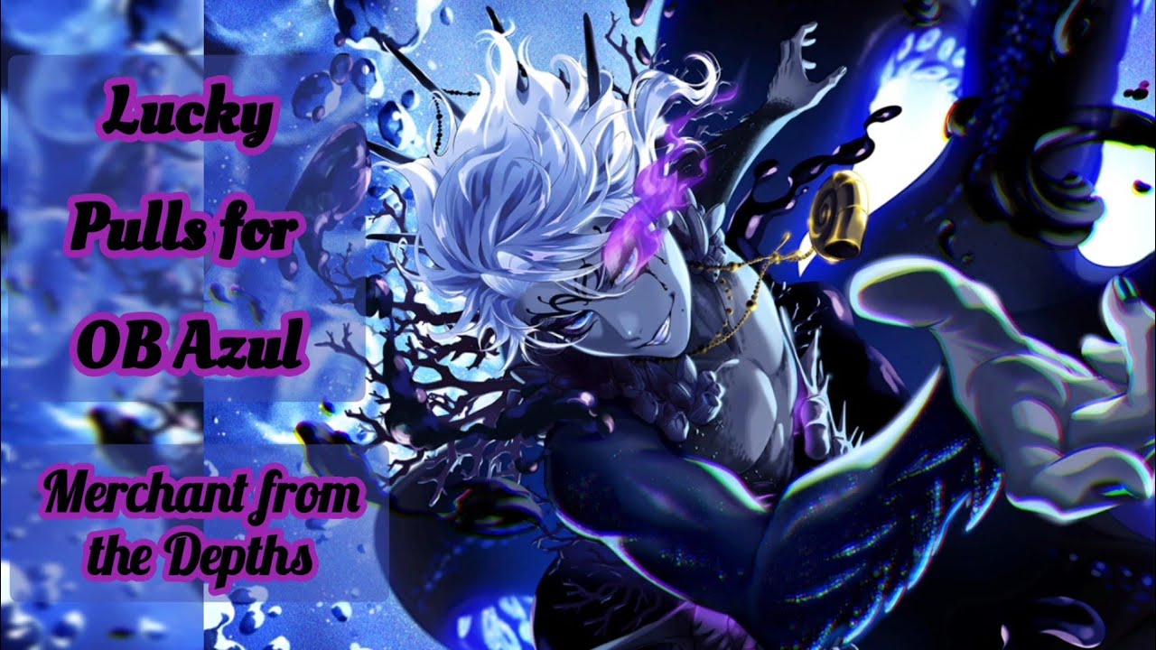 I couldn't resist 😩| Twisted Wonderland Gacha- Azul Overblot (Merchant from the Depths) Card Pulls