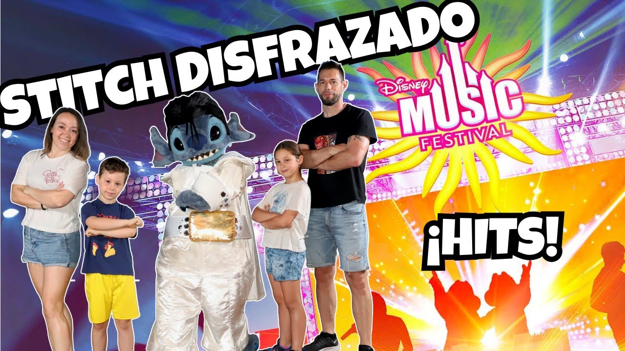 STITCH se DISFRAZA de ELVIS!! | Vlog  Disneyland París Junio 2025 | CONCIERTO DISNEY HITS