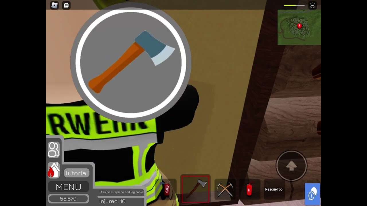 Playing emergency worldwide as a ambulance and fire fighter ￼(roblox)
