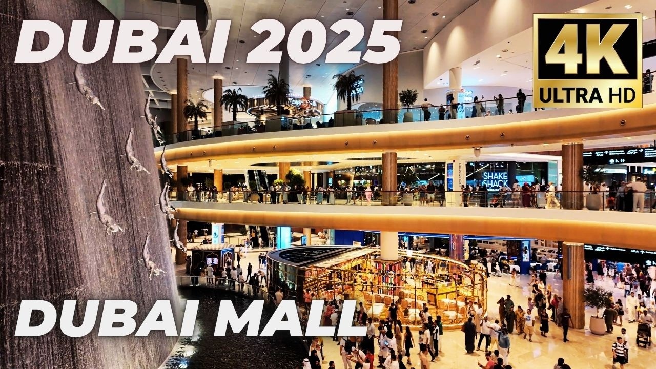 Dubai [4K] Dubai Mall Walking Tour – Exclusive Hidden Corners 2025 🇦🇪