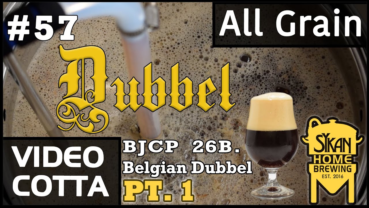 la Belgian DUBBEL Perfetta! RICETTA e BREW DAY - Video Cotta ALL GRAIN AIO PARTE 1