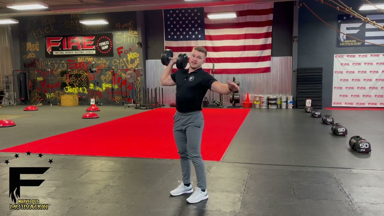 DB Lunge Press
