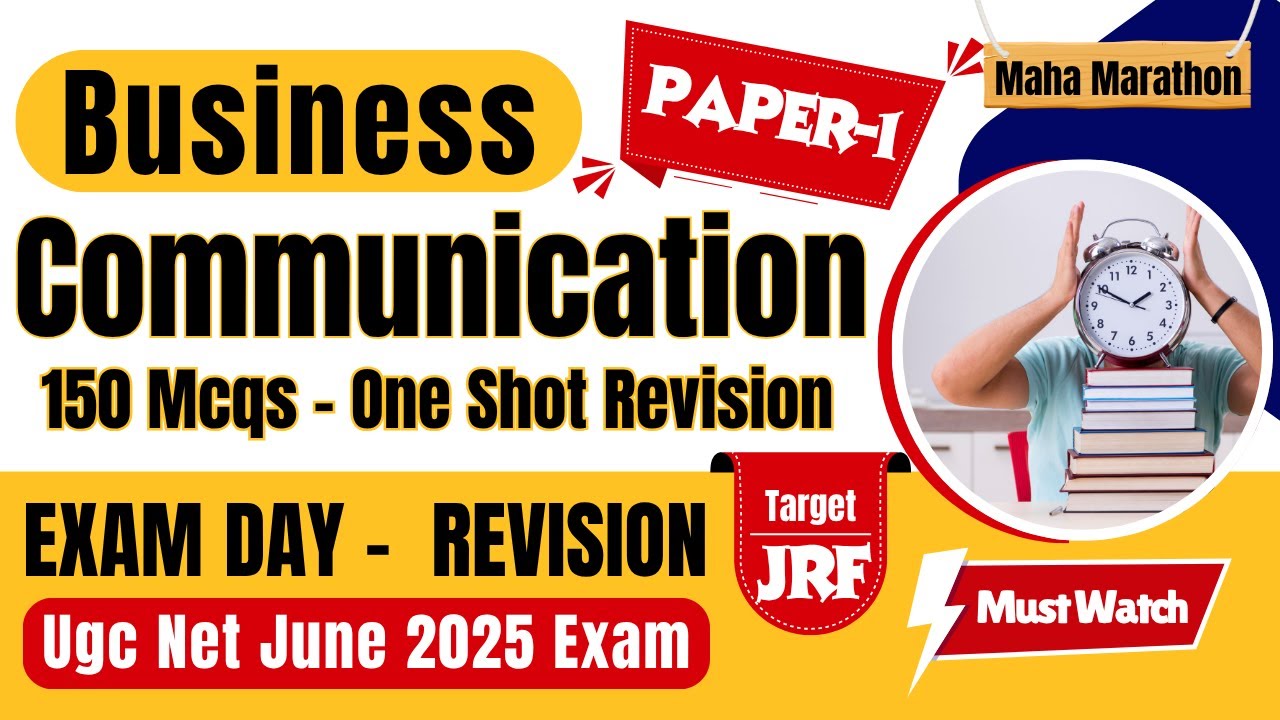 Complete Business Communication Mcqs Revision | Communication ugc net | Ugc Net Paper 1 Marathon