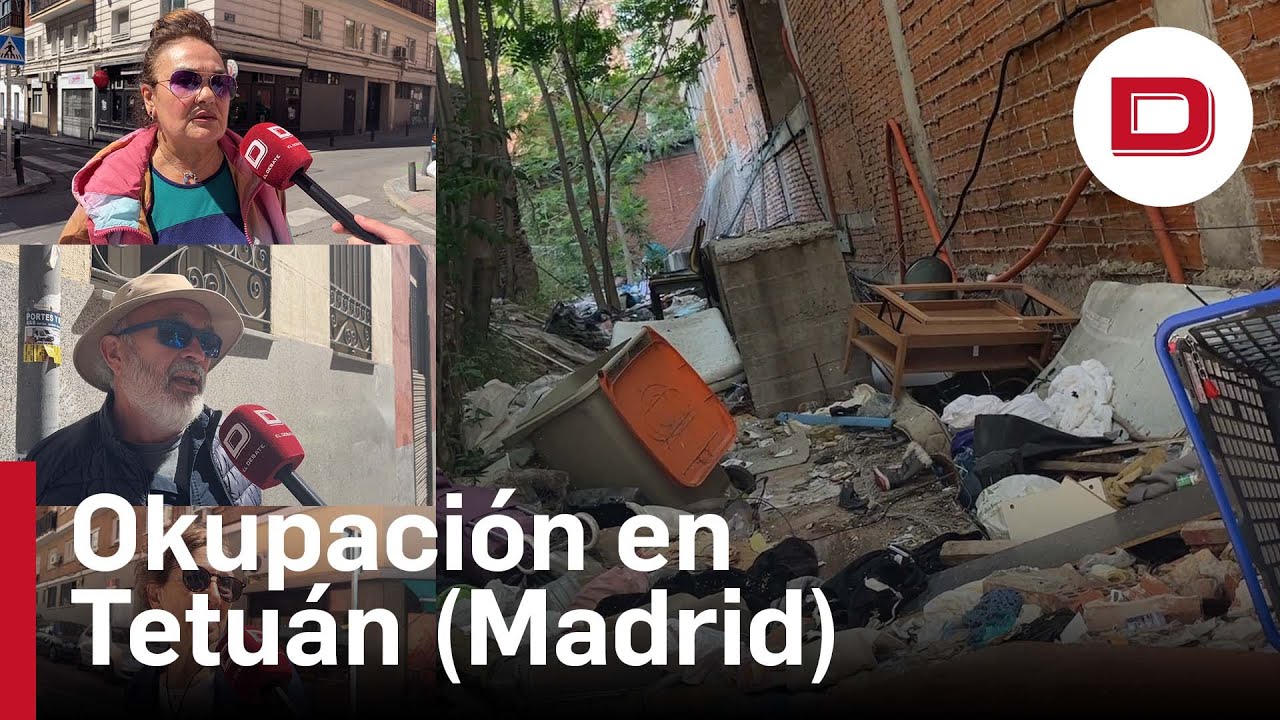 Los okupas siembran el pánico en el barrio de Tetuán: «Por la noche no sabes lo que te puede pasar»