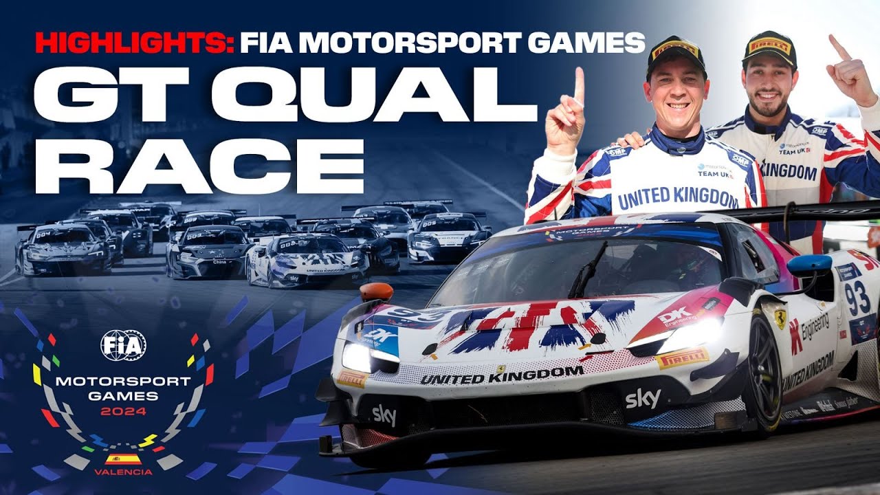 LIVE | Qualifying Race GT | Circuit Ricardo Tormo | 2024 FIA Motorsport Games (English)