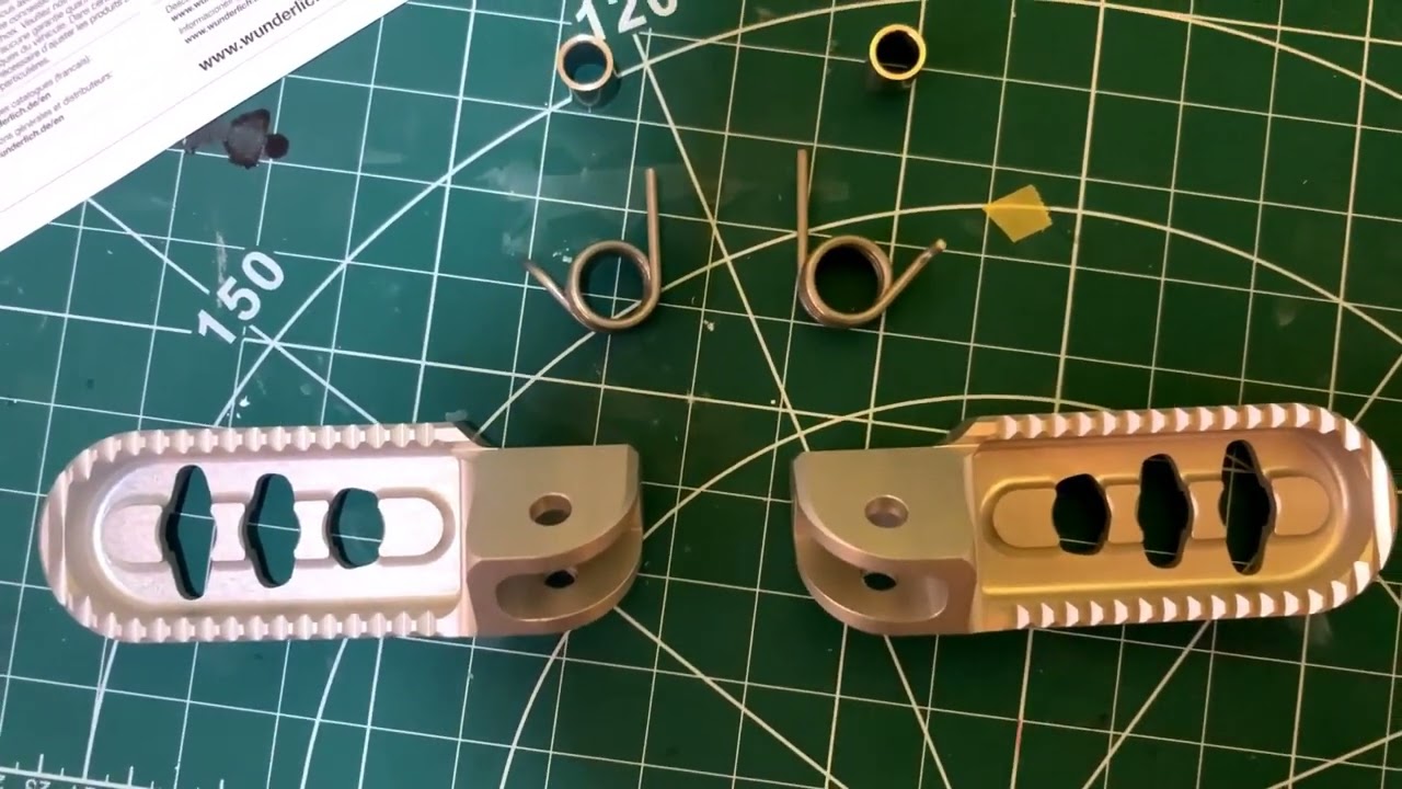 Fitting Lowered Foot Pegs To A BMW GS