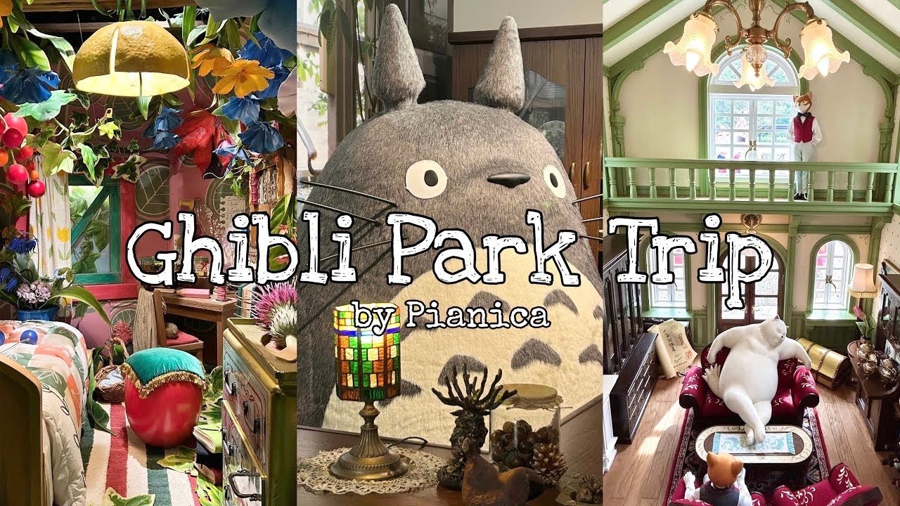 [ Japan Trip Vlog ] ジブリパークを1日で楽しみ尽くす🎞️ | 魔女の谷 | 大倉庫 | 青春の丘 | どんどこ森 / Visiting Ghibli Park (ENG Sub)
