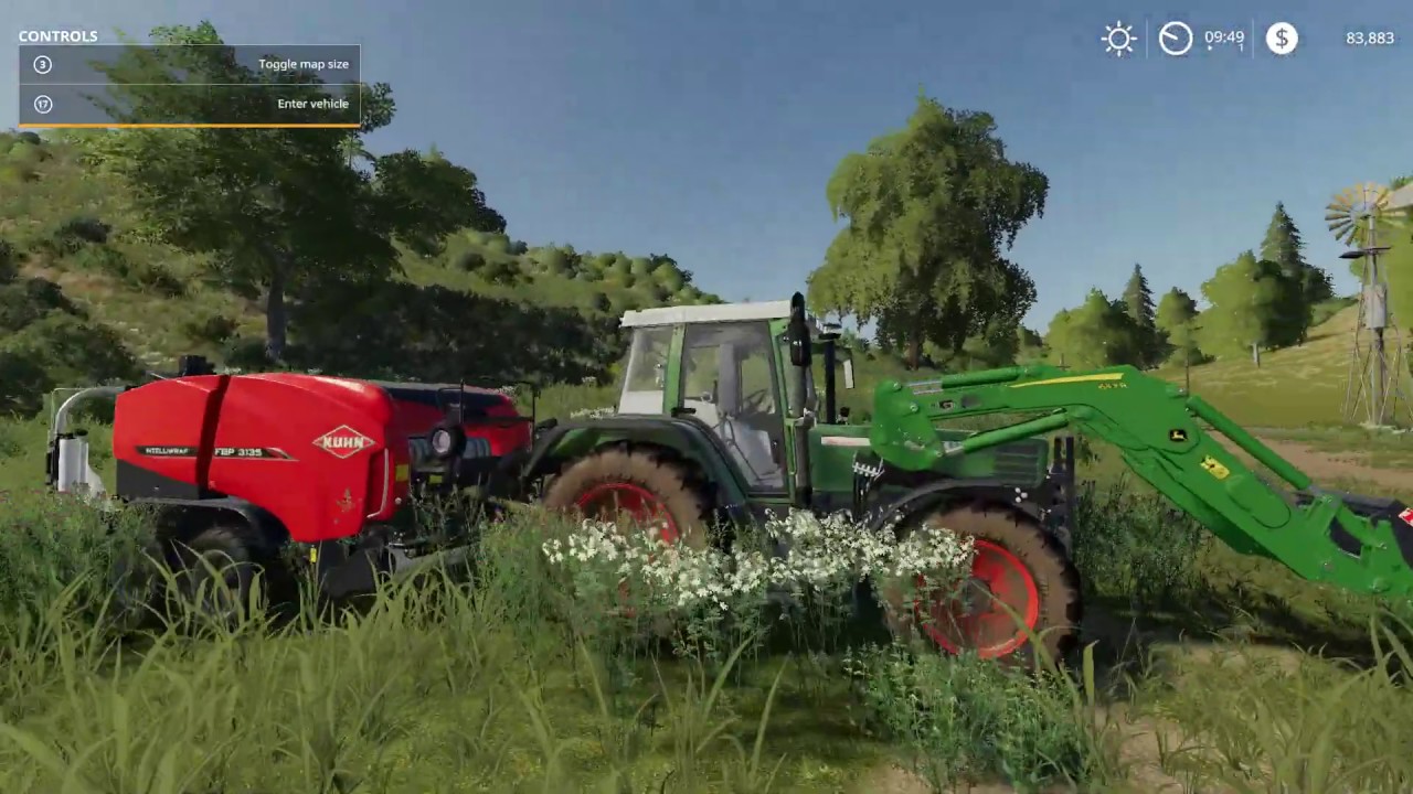 Farming Simulator 19 # 3  PICKING UP AND SELLING BALES