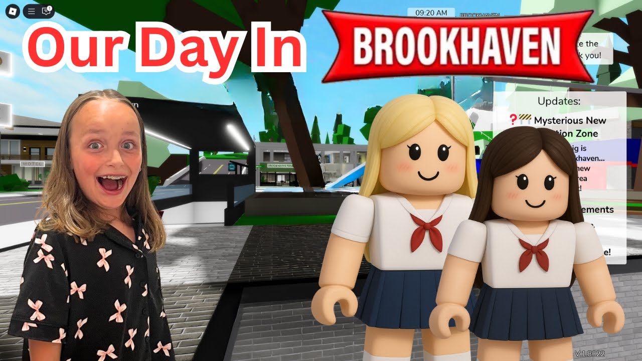 🌸 Roblox Our Day Together RP with My Bestie In Brookhaven! 🎉 (School, Starbucks & Movie Night)