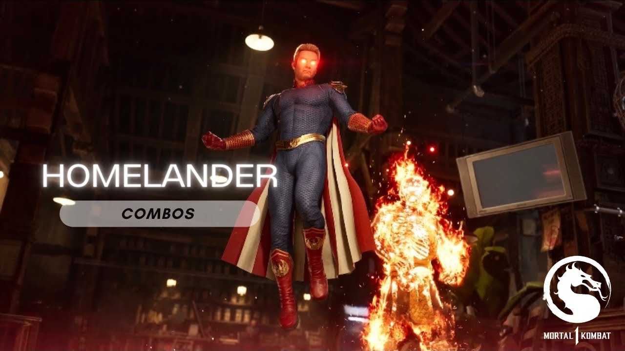Mortal Kombat 1 - Homelander Combos | Mavado, Janet Cage, Khameleon, Scorpion, Sareena