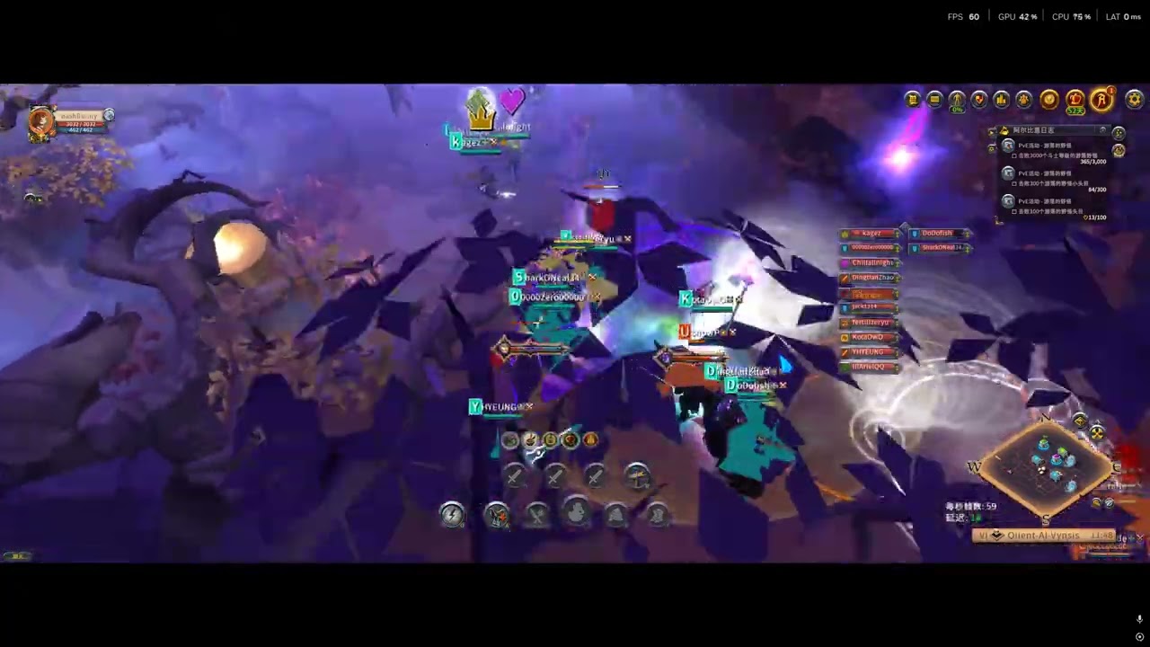 Albion Online  守护地堡 GLC vs All Rise 12 v 7 Wipe