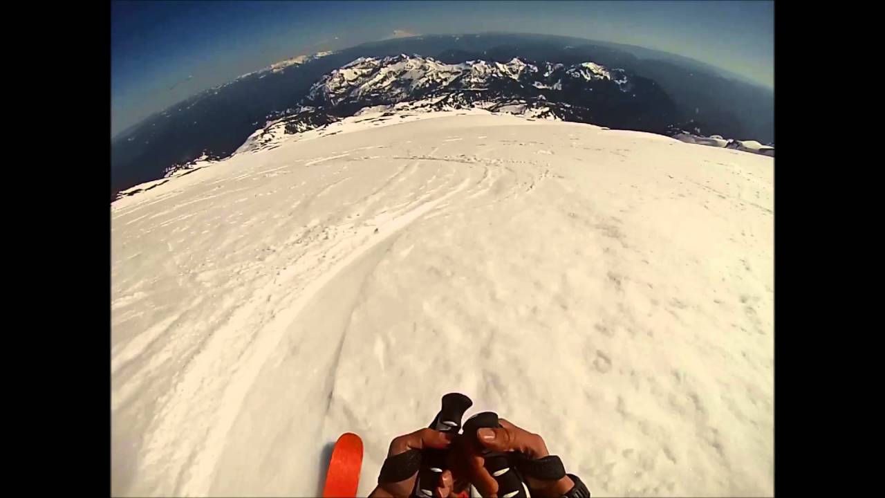 Spring Fitness - Skinning Up and Skiing Down the Muir Snowfield at Mt. Rainier