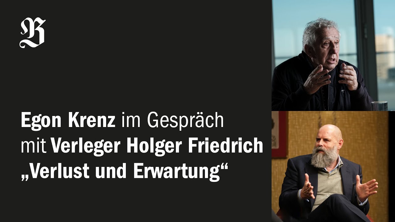 Verlust und Erwartung | Egon Krenz im Gespräch mit Holger Friedrich