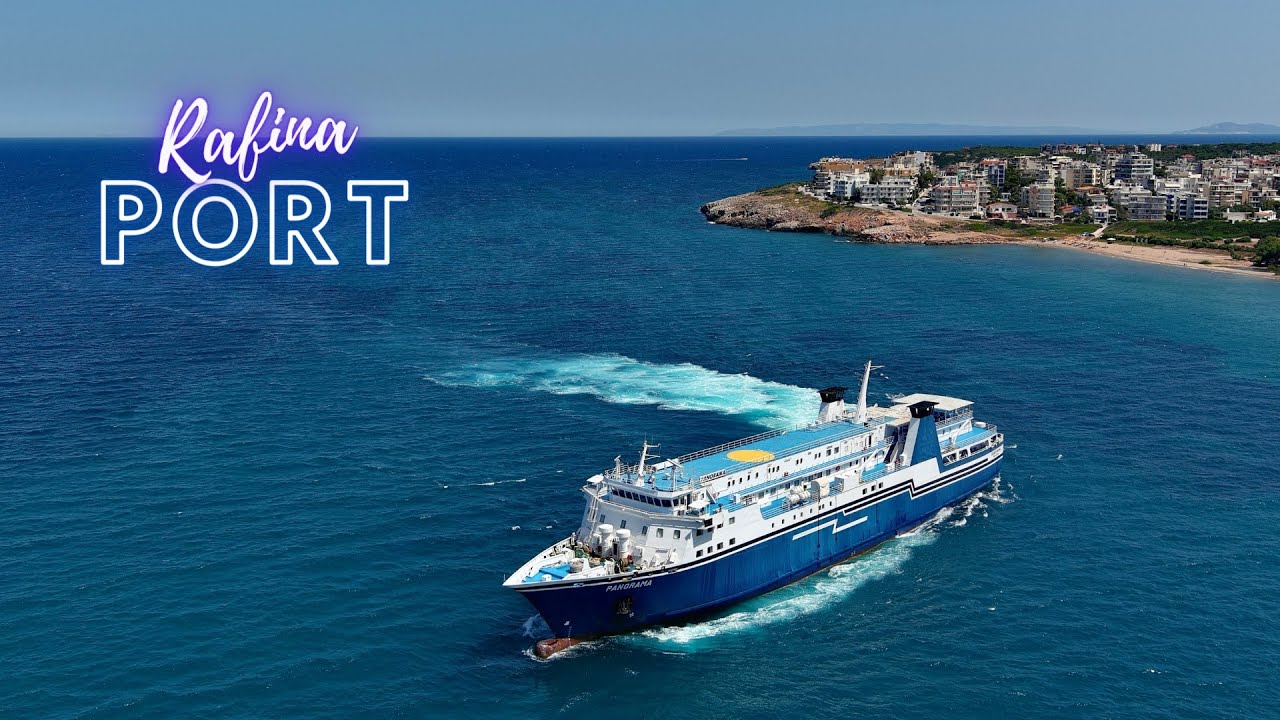 Rafina port/ship maneuvers/Autel evo 2 pro/4k/Λιμάνι Ραφήνας/Μανούβρες πλοίου