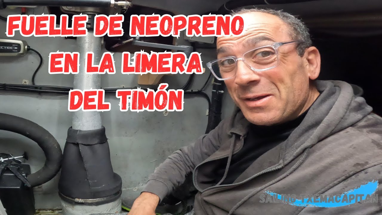 Cómo hacer tu fuelle de neopreno en la limera del timón