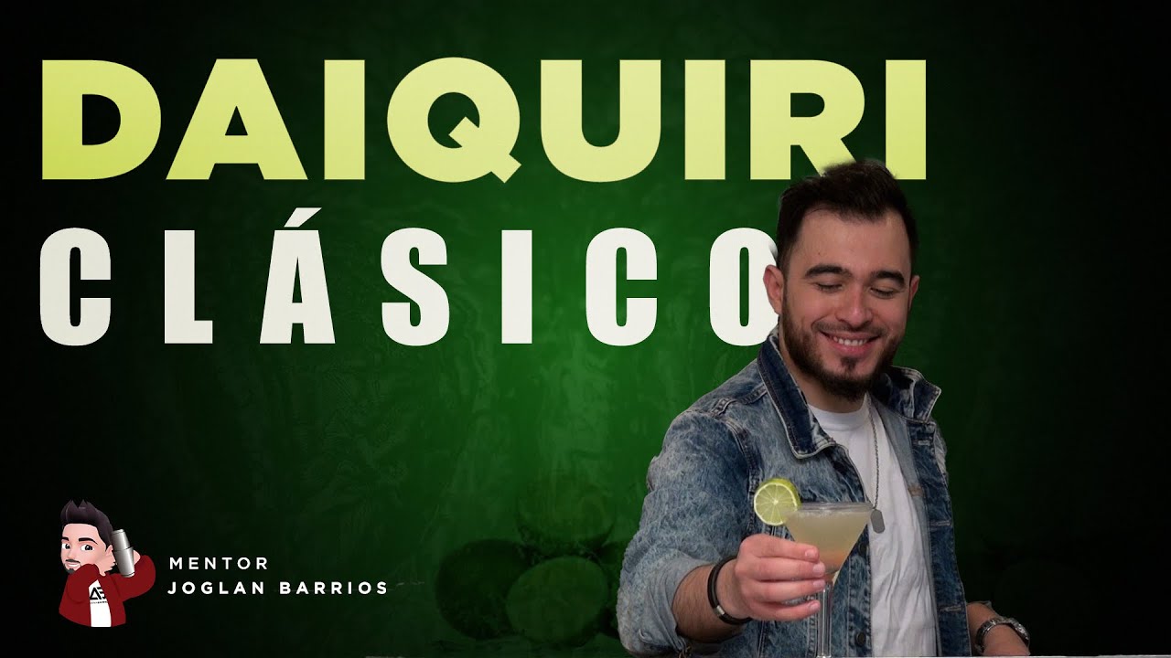 DAIQUIRI 🍸| Como hacer el Daiquiri Clásico | COCTELES POPULARES | Mentor Joglan