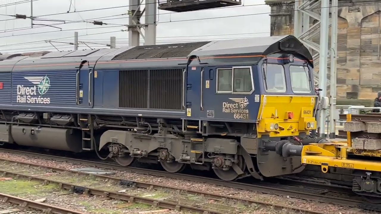 Trains at Carlisle Station - Including Freight Train 
