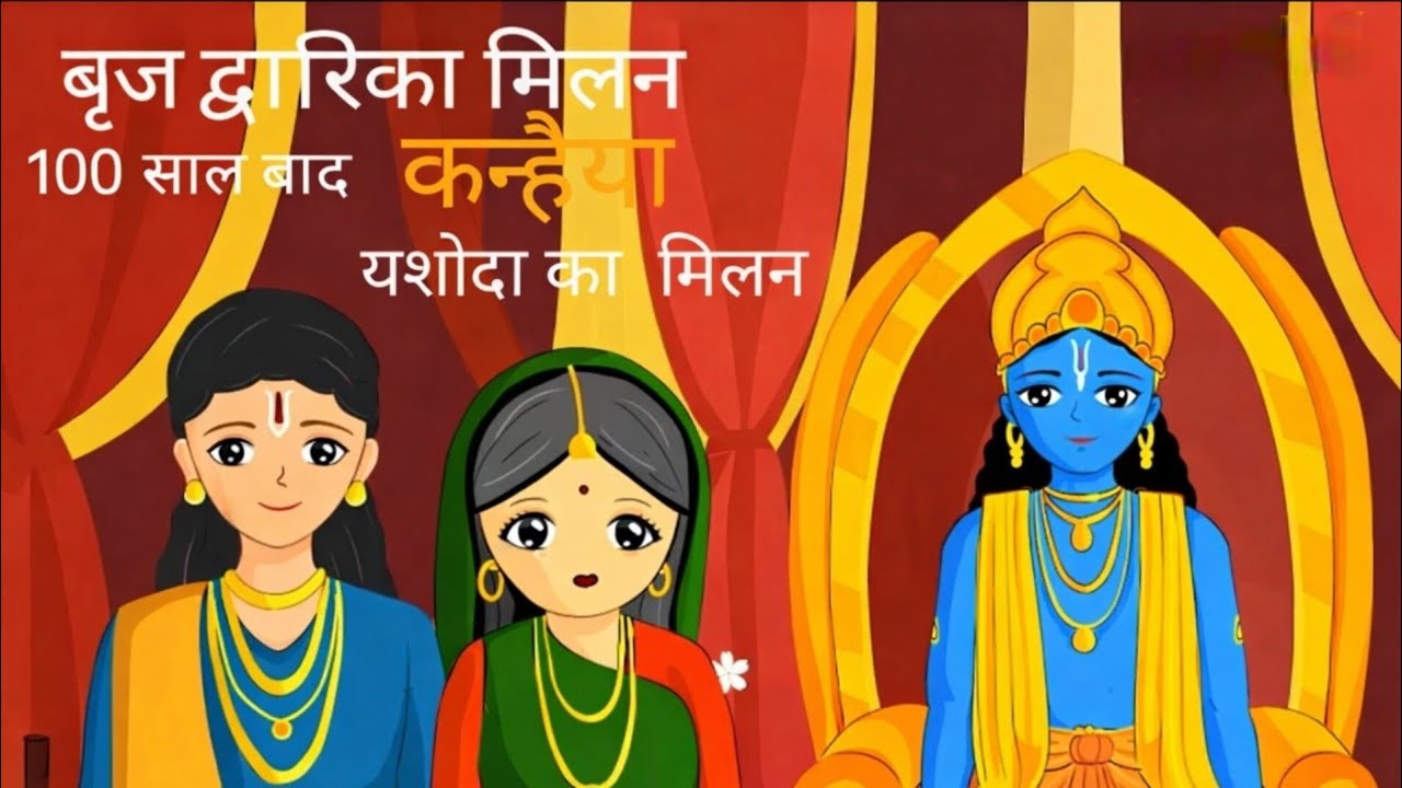 100 वर्ष बाद कृष्ण से मिलन || Yashoda Or Krishn Ka Milan || @BhaktiPath 