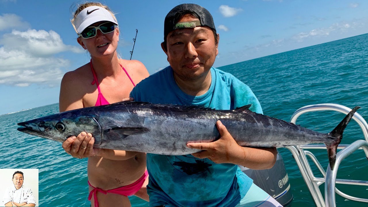 Fastest Fish In The Ocean Sashimi  | How To Catch and Fillet A Whole Wahoo