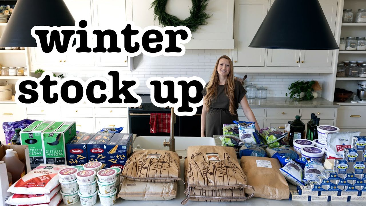 Stocking Up for 3 Months of No Grocery Shopping