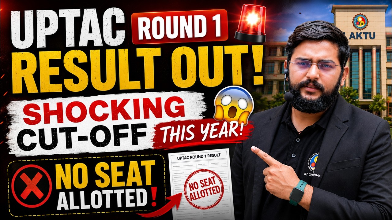 🔴 LIVE: AKTU Counselling 2026 Round 1 Result | Kya Mila Tumhe? | Shocking Cutoff Analysis