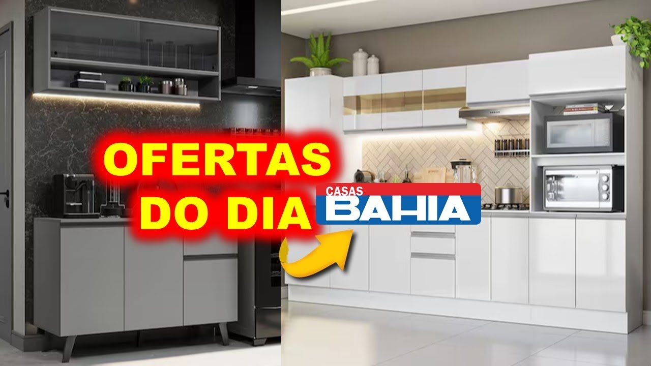 Armários de Cozinha em Promoção na Casas Bahia Achados e Ofertas IMPERDÍVEIS!