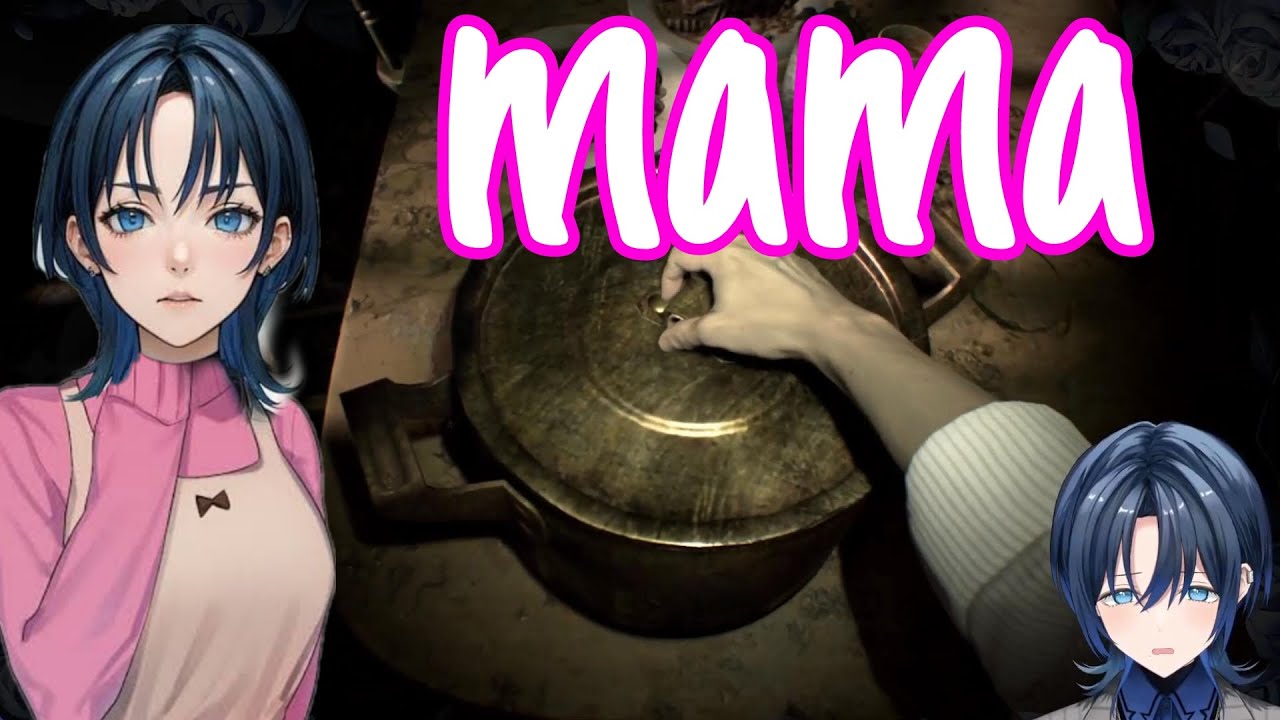 Hiodoshi Ao Mama Enjoying Her Daughter Scream | Resident Evil 7 [Hololive/Sub]