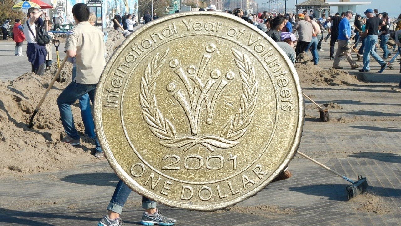 Australia's Volunteer commemorative $1 coin 2001