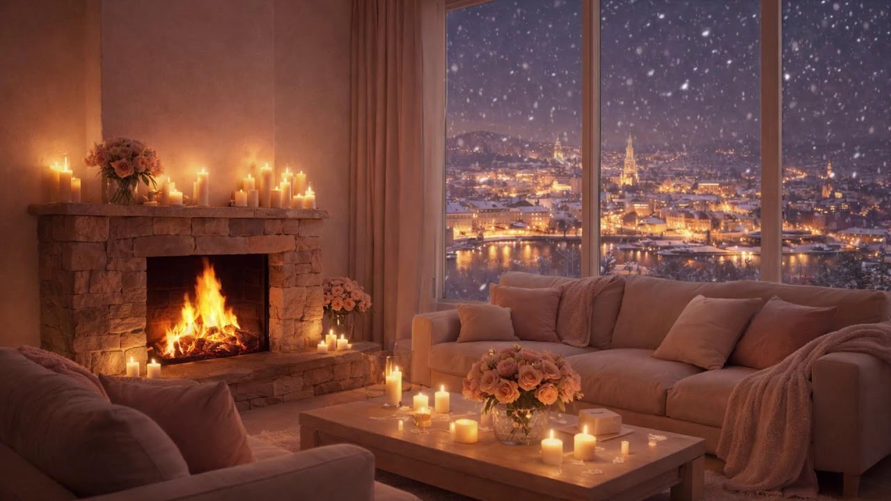 Rainy City Jazz Night 🌙 Soft Piano Sleep Atmosphere