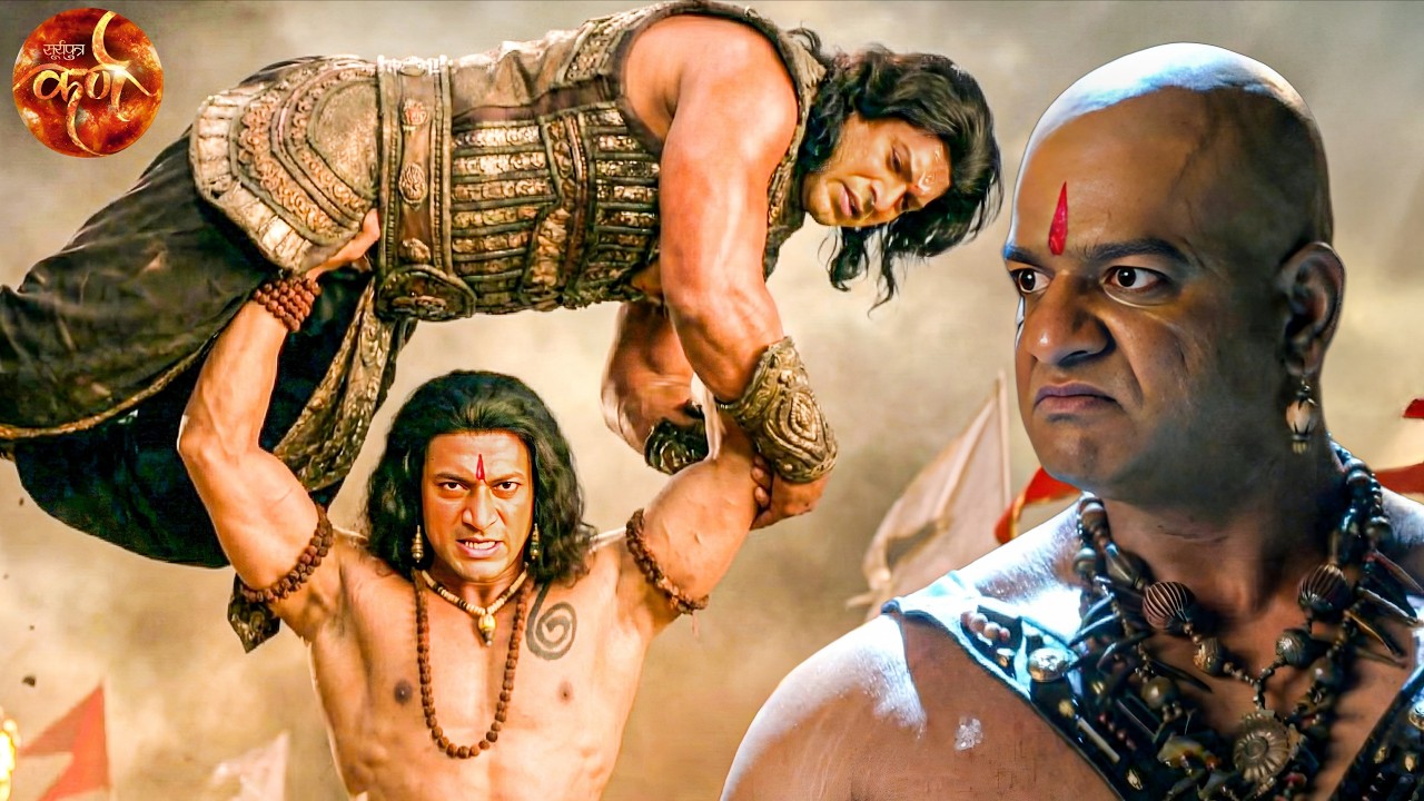 बर्बरीक को अपने पिता भीम पर भारी पड़ता देख घटोत्कच को आया गुस्सा || Suryaputra Karn