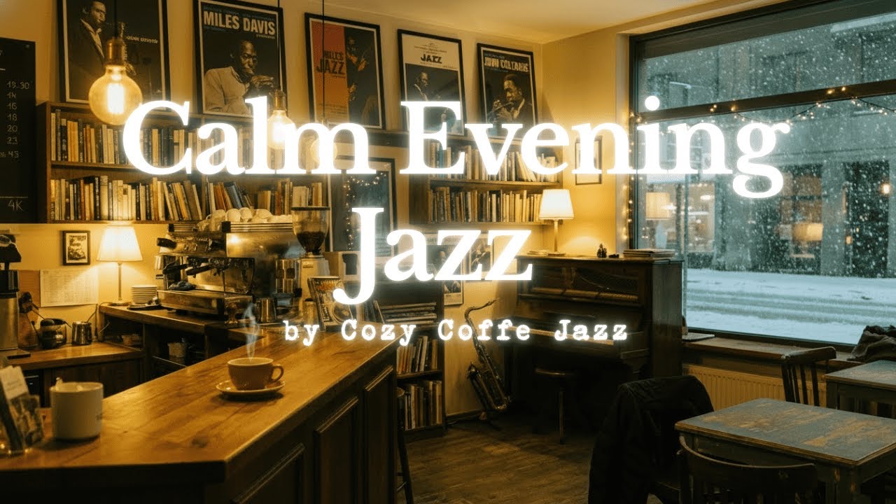 COZY Coffee Jazz ☕🎷 | Calm Evening Jazz for Rainy UK Nights