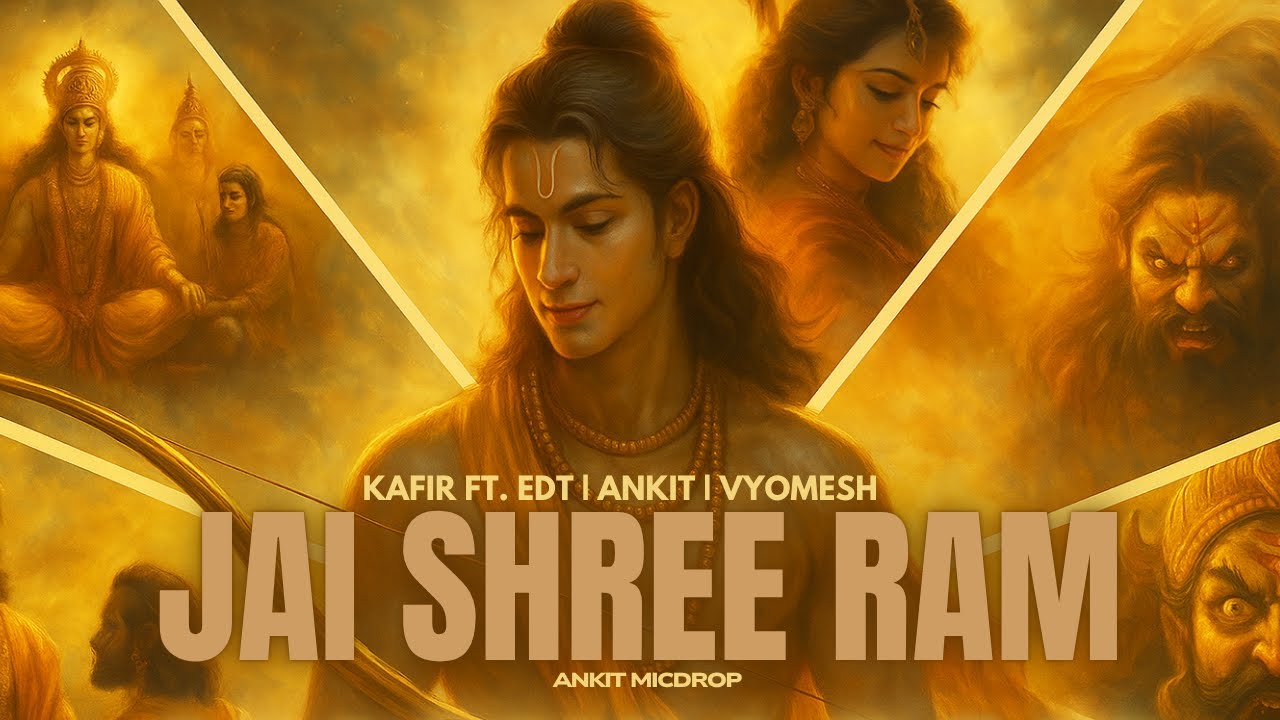 JAI SHREE RAM - Epic Ram Bhajan Rap | Kafir Ft. EDT | Ankit Mandal | Vyomesh