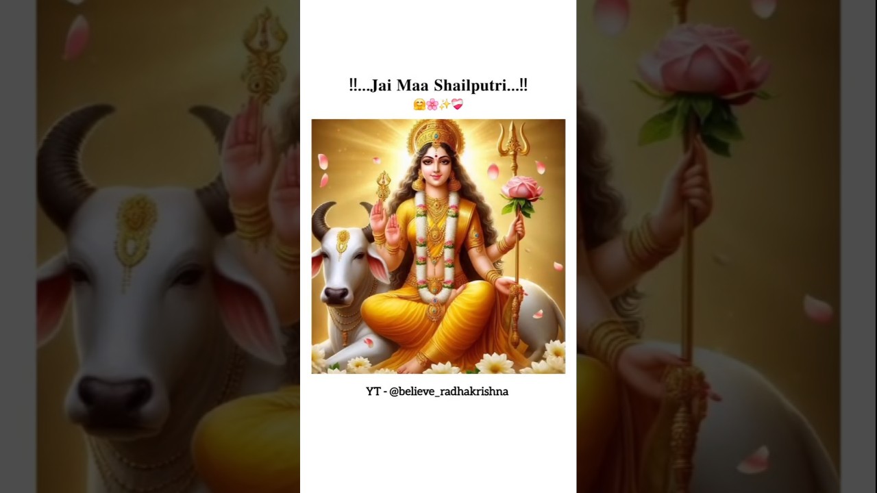 Navratri day 1st ~ Devi Shailputri❤✨|Navratri status video 2025|Navratri special status|
