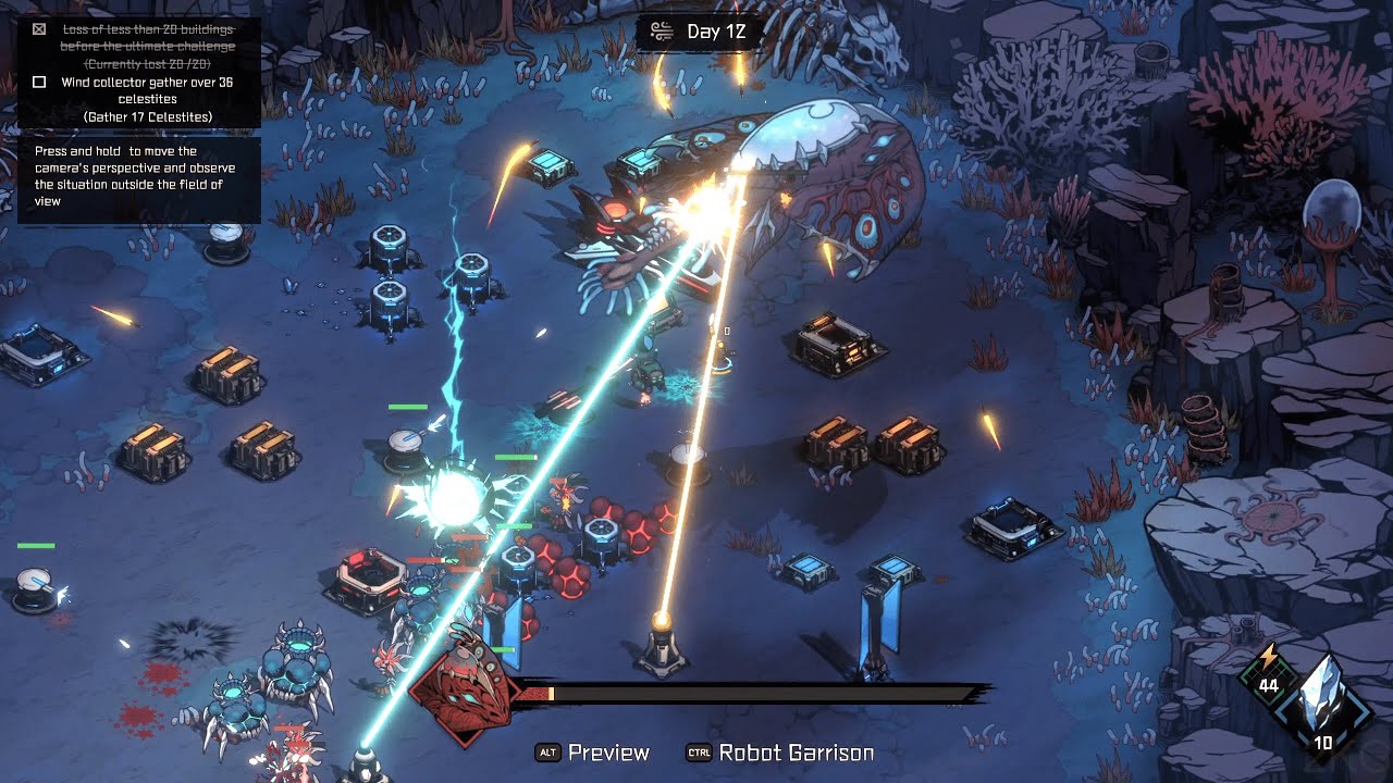 Desperate Place tower defense play as a crew member who wakes up early on a colonization starship