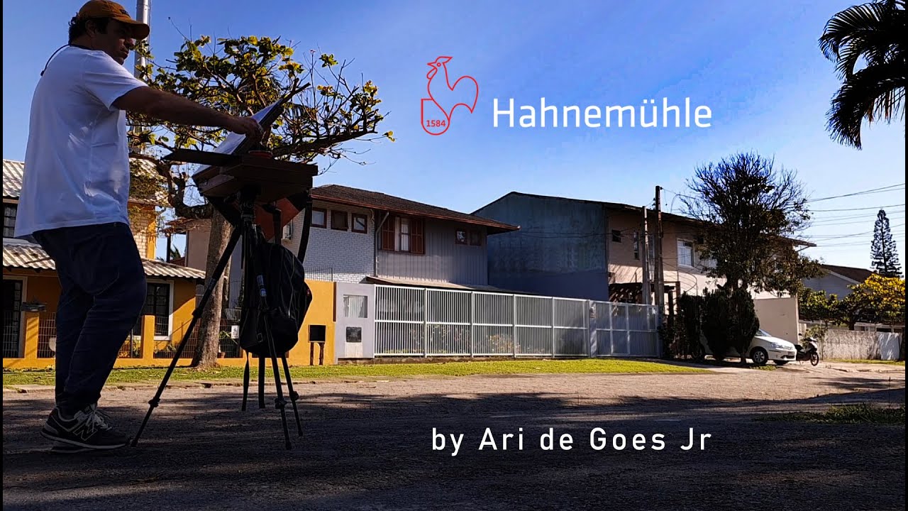 WATERCOLOR PleinAir with Hahnem&uuml;hle The Collection paper by Ari de Goes Jr