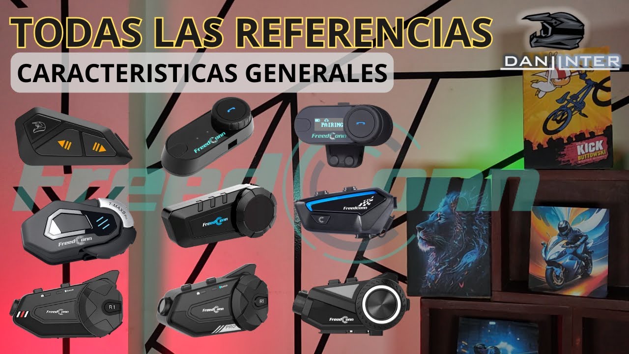Marca Freedconn Para Intercomunicadores para Moto, (TODAS LAS REFENCIAS)