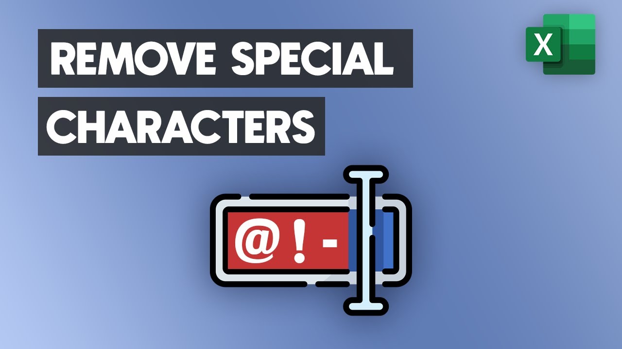 How to Remove Special Characters from Text in Excel using REGEXREPLACE Function