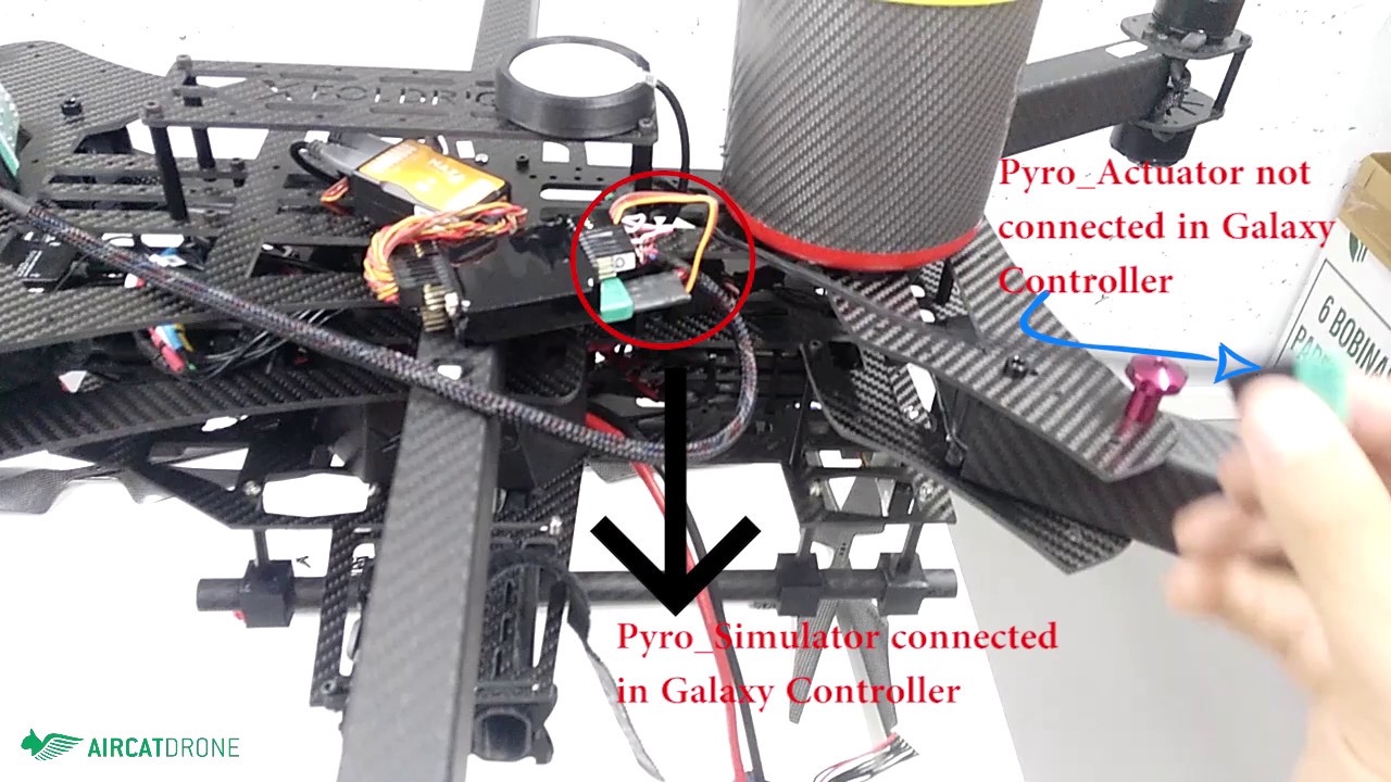 Training Pyro - Galaxy GBS parachute Simulator | Aircatdrone