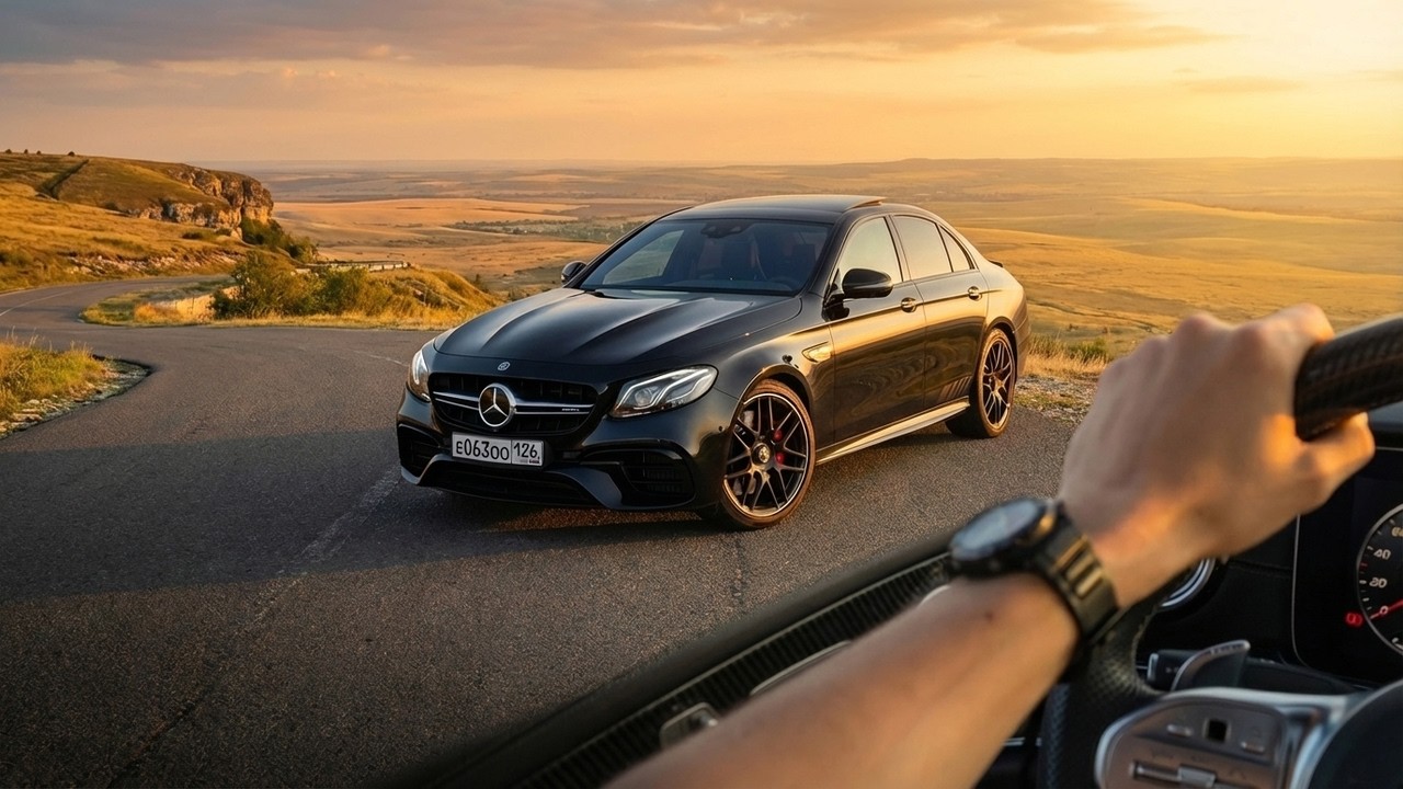 AMG E63s ОТ ПЕРВОГО ЛИЦА | ПОЕЗДКА ЗА ГОРОД