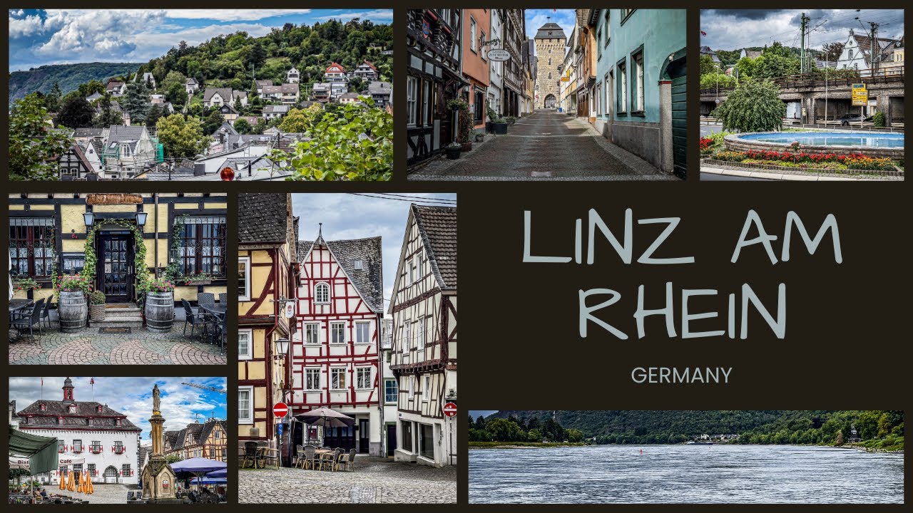 Linz am Rhein city walk in 4K 🇩🇪 - August 2023
